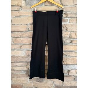 Betabrand Dress Pants Black Straight Leg Petite Medium Stretch W0104-BK